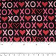 VALENTINE S Printed Cotton - Kiss - Black For Sale