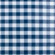 Home Decor Fabric - Tablecloth Vinyl - Check - Blue For Cheap