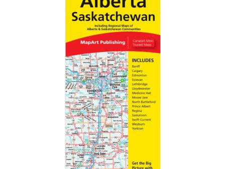 Carte Alberta Saskatchewan on Sale