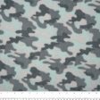 Anti Pill Fleece Print - FRESH - Camouflage - Grey For Cheap