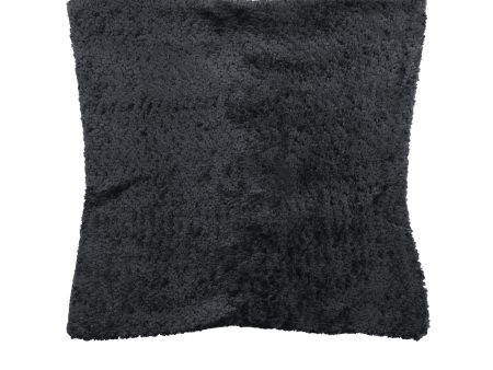 Decorative cushion cover - Gala Chenille - Black - 18 x 18   Hot on Sale