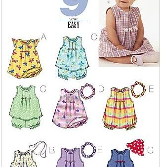 B3405 Infants  Dress, Top, Romper, Panties, Hat & Headband Discount