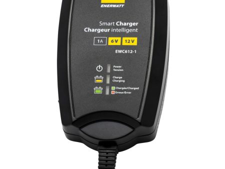 Chargeur automatique 6 12V 1A Enerwatt - Exclusif en ligne For Cheap