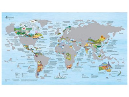 Carte à gratter les plus belles destinations du monde Cheap