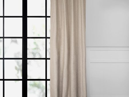 Blackout Grommet curtain panel - Lisbon - Beige - 52 x 85   Discount