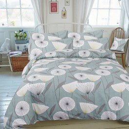 Allium - 3 pc Duvet cover - Aqua For Cheap