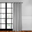 Blackout Grommet curtain panel - Lisbon - Grey - 52 x 85   Online Sale