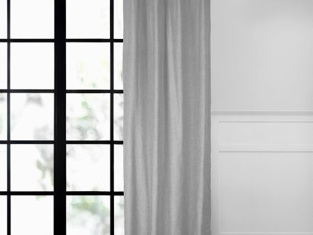 Blackout Grommet curtain panel - Lisbon - Grey - 52 x 85   Online Sale