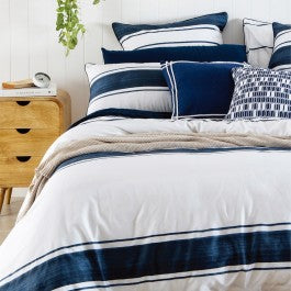 Noosa - 3 pc Duvet cover - Navy Fashion