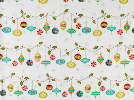 Windham Fabrics - Printed Cotton - A VERY TERRI CHRISTMAS - 001 - Ivory on Sale