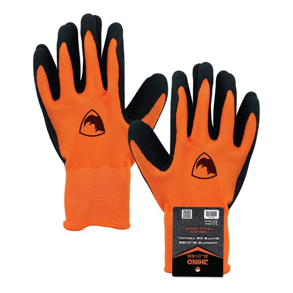 Gants de travail en polyester et mousse latex - Rhino Discount