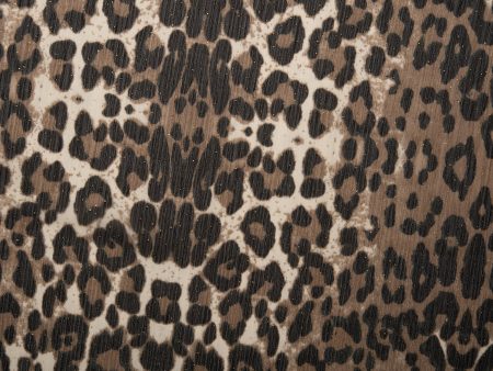 Printed polyester - MARCELINE - Leopard - Cocoa Online