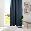 Dimout grommet panel - Oxford - Blue - 54 x 95 inch (137 x 243 cm) Sale