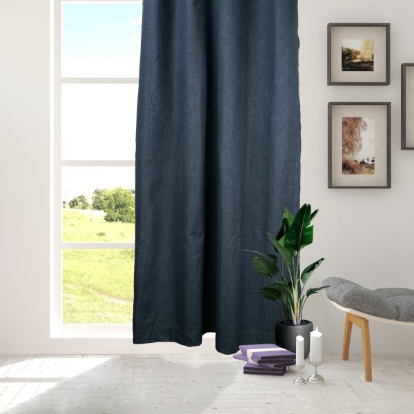 Dimout grommet panel - Oxford - Blue - 54 x 95 inch (137 x 243 cm) Sale