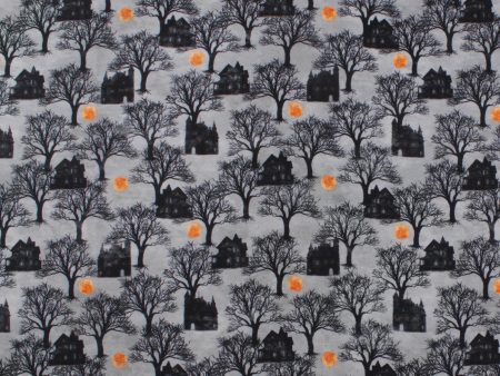 Windham Fabrics - Printed Cotton - FULL MOON - 004 - Grey Online Hot Sale