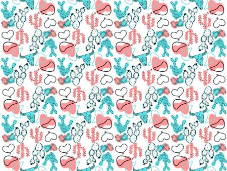 Whimsical Western Pattern For Sale